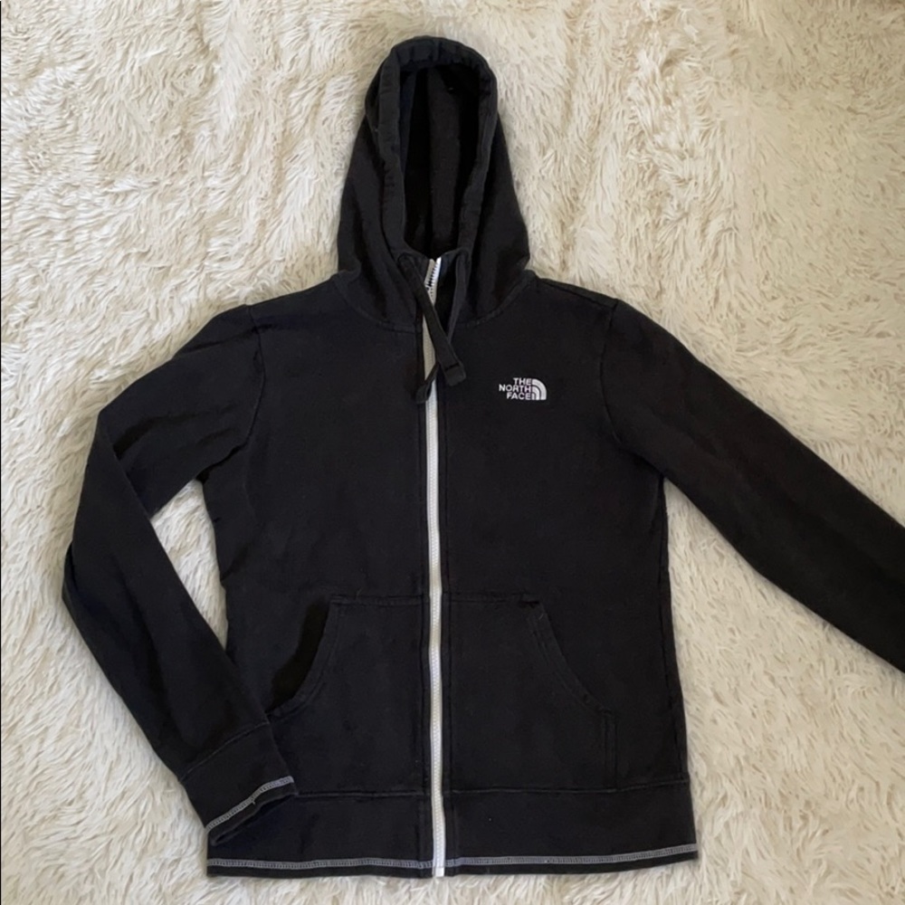 North Face zip up hoodie